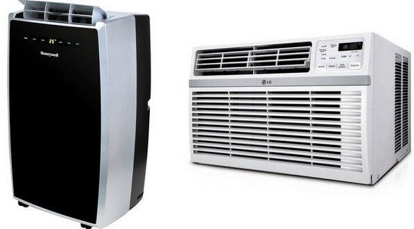 portable vs window air conditioner